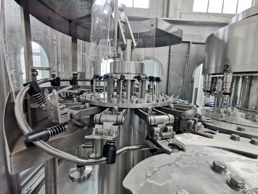 Rotary 3 In 1 Monoblock Mineral Water Bottling Machine