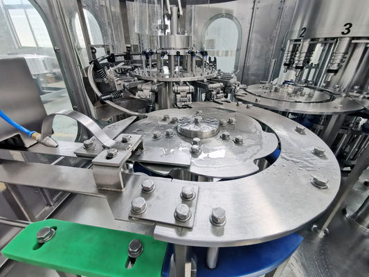 Rotary 3 In 1 Monoblock Mineral Water Bottling Machine
