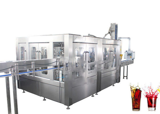 500ml بطری 3.5KW 3 در 1 دستگاه بطری نوشابه روتاری نرم